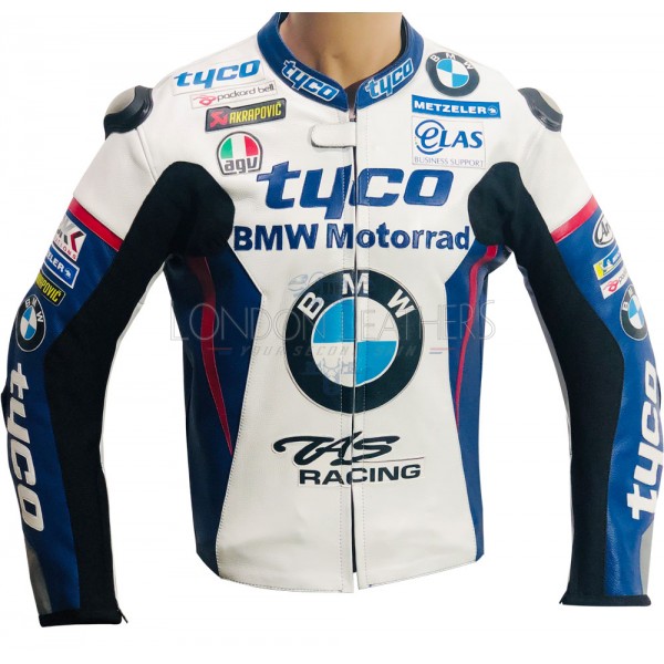 BMW Tyco BSB Sports Replica Leather Biker Jacket BMW Tyco BSB Sports Replica Leather Biker Jacket